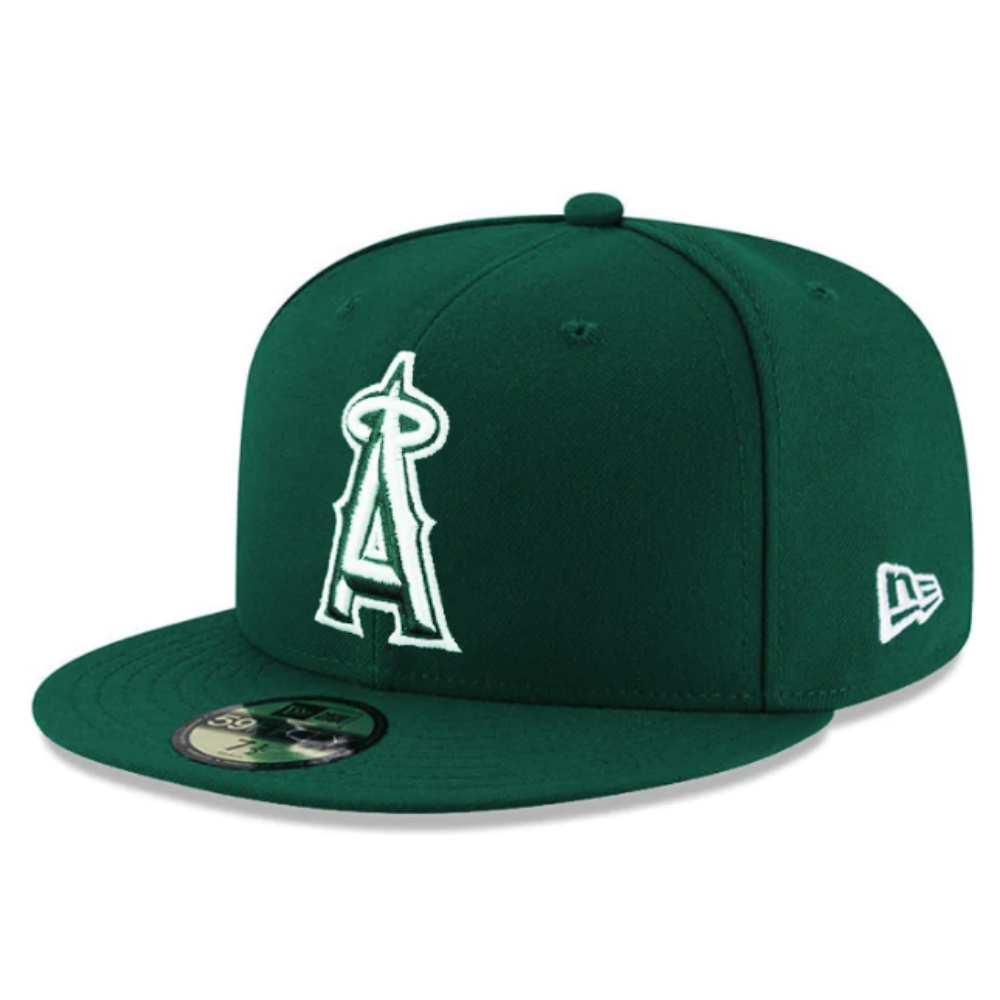 NewEra MLB Los Angeles Anaheim Angels A Dark Green 59FIFTY Fitted Hat