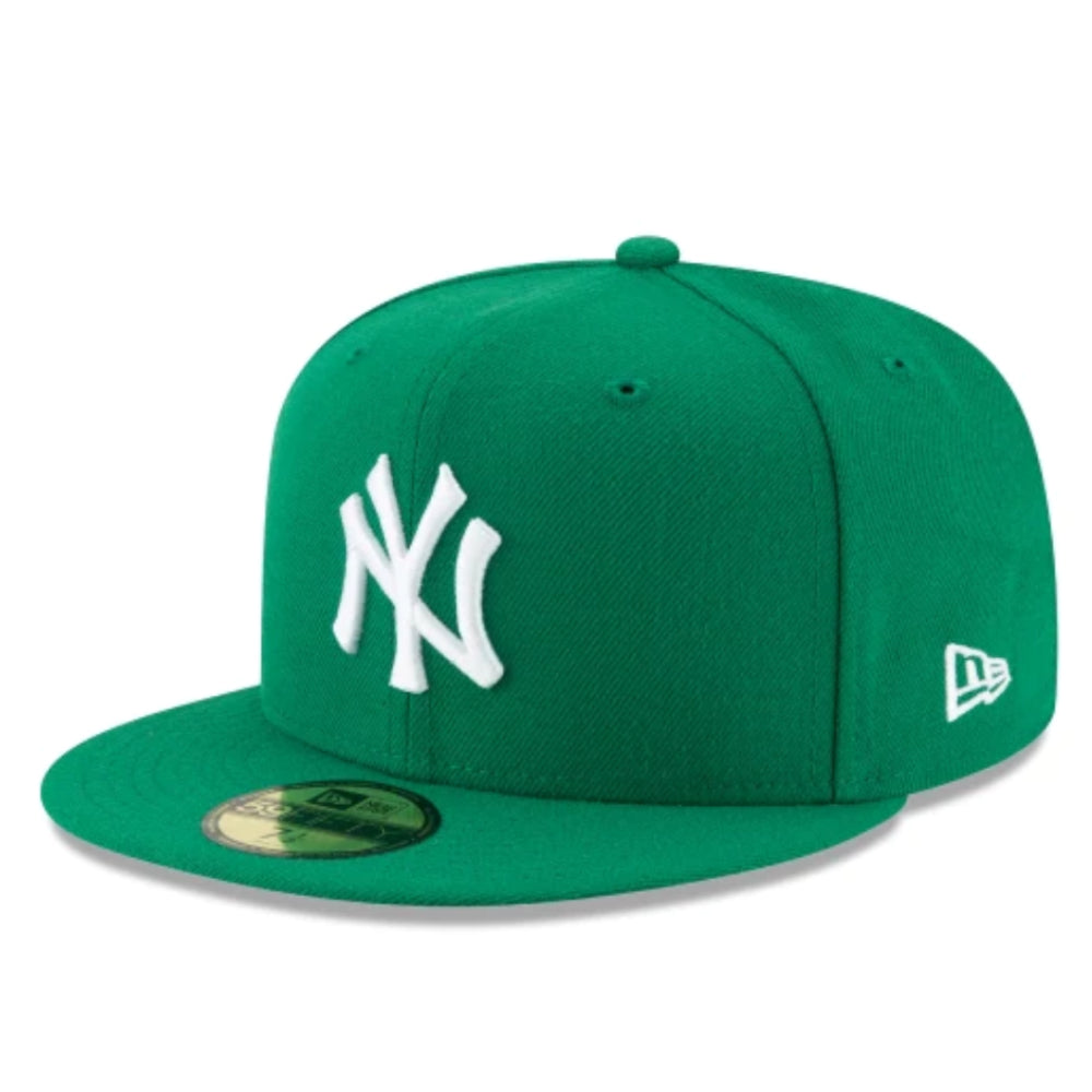 NewEra MLB New York Yankees NY 59FIFTY New Era Fitted Hat Kelly Green