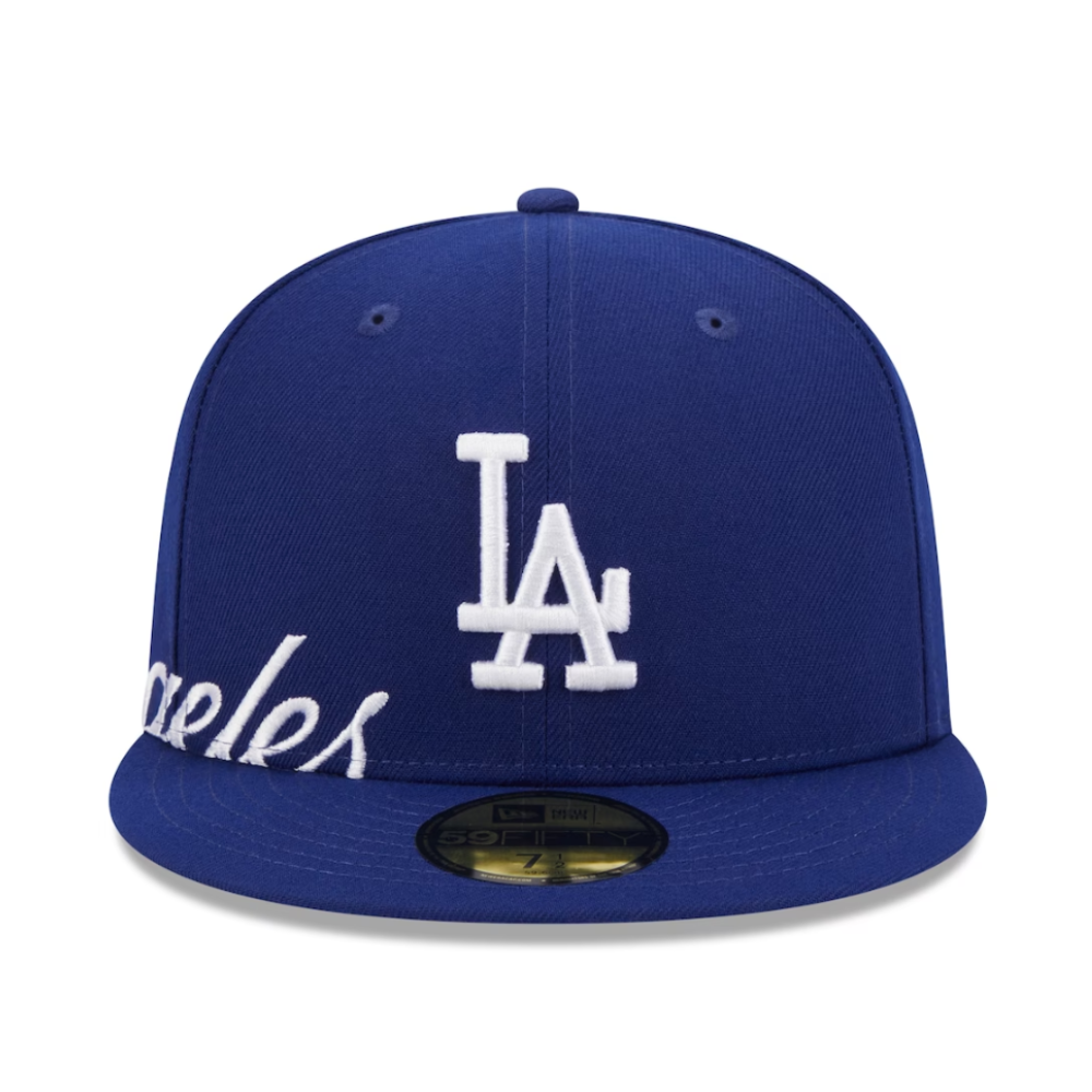 New Era Los Angeles Dodgers D Royal Arch 59FIFTY Fitted Hat