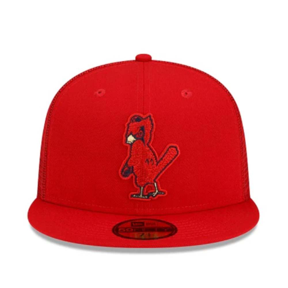 New Era St. Louis Cardinals Bird Batting Practice Mesh 59Fifty Fitted Hat