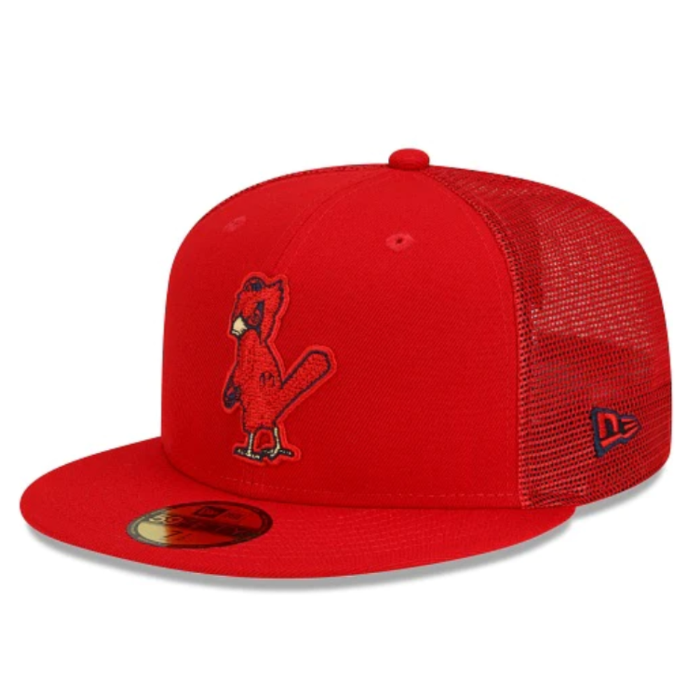 New Era St. Louis Cardinals Bird Batting Practice Mesh 59Fifty Fitted Hat