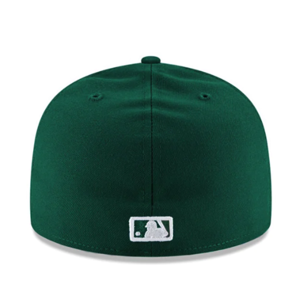 back view of New Era Color Pack San Diego Padres SD Green 59FIFTY Fitted Hat with White SD Logo